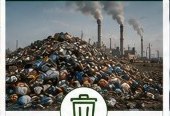 Landfill and industrial waste pile